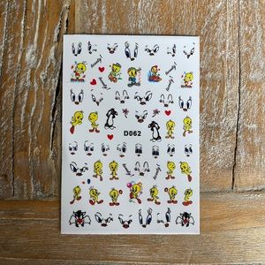 Sylvester and Tweety Bird Nail Decals